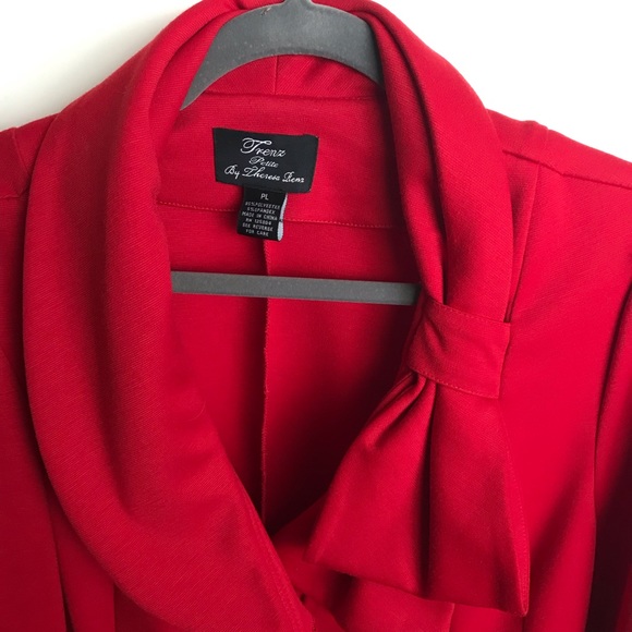 Trenz By Theresa Renz Red Blazer - Picture 2 of 5
